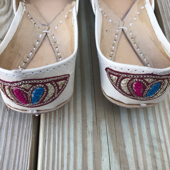 Khussa Shoe Traditional Sandal Jutti Handmade Embr - Picture 6 of 7